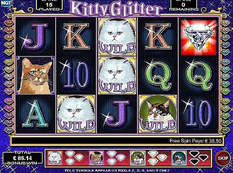 Jugar al tragamonedas Kitty Glitter