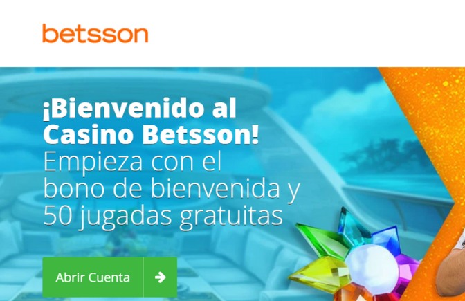 Betsson Perú Casino: Bono de bienvenida y tiradas gratis