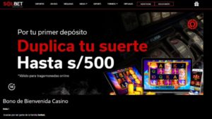 Solbet Casino Perú: Bono Duplica tu Suerte