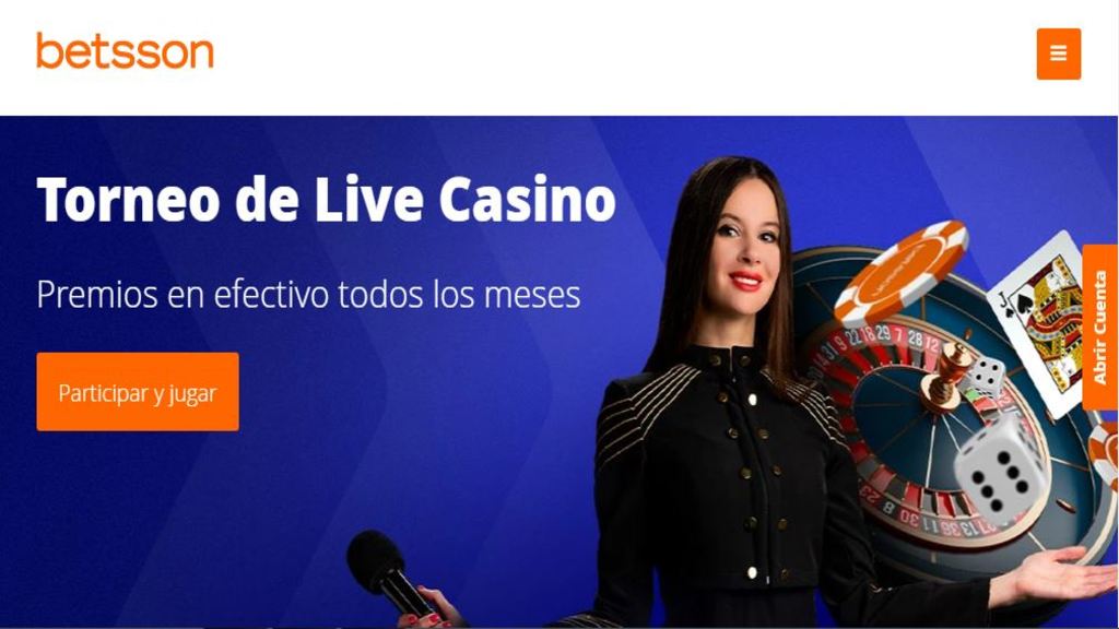 Betsson Perú Casino: Torneo de Live Casino