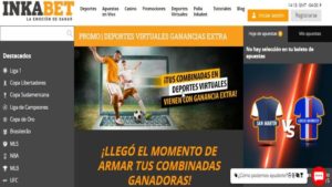 Inkabet Perú nueva promoción: Deportes Virtuales Ganancias Extras