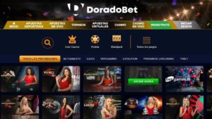 Promoción drops and wins de casino en vivo de Doradobet