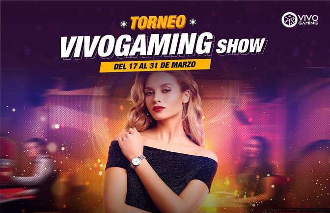 Torneo de casino vivogaming show de Doradobet