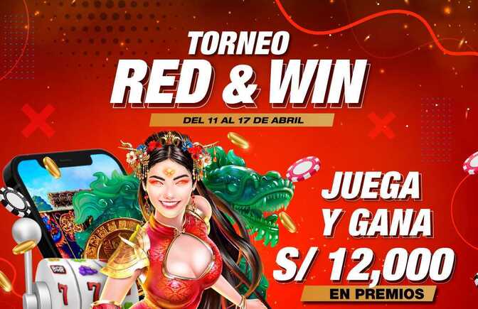 Torneo de casino Red and Win de abril de Doradobet