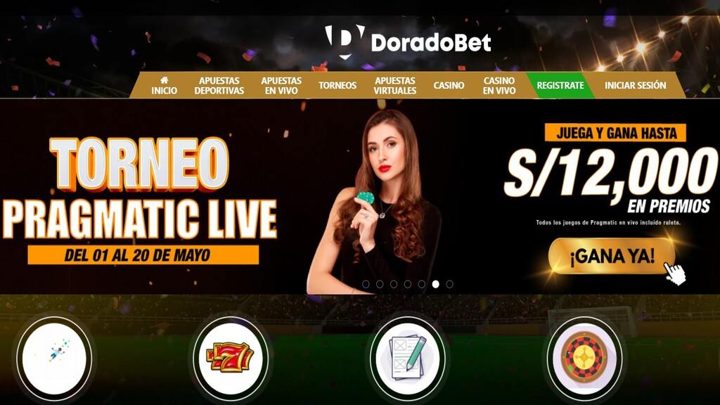 Torneo de casino Pragmatic live de Doradobet