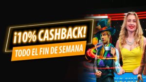 Promoción cashback del fin de semana de Inkabet