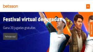 Promoción festival virtual de jugadas en Betsson Perú
