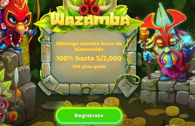 ¿Cómo registrarse en Wazamba Perú?