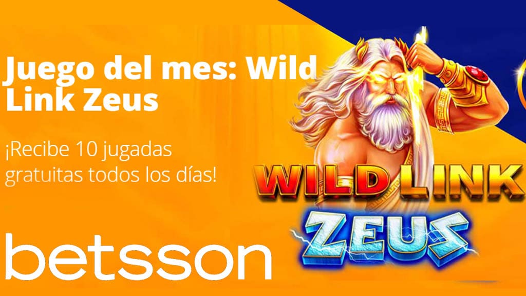 promoción Wild Link Zeus de Betsson Perú
