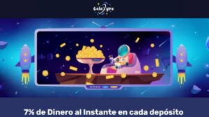 Bono de depósito dinero al instante de Galaxyno Perú