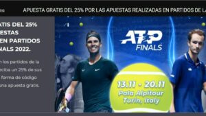 Promo de apuestas tenis finales del ATP en Megapari Perú