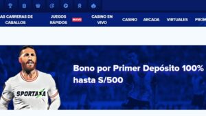 Bono de bienvenida deportivo de Sportaza Perú