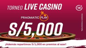 Torneo de casino en vivo de Pragmatic en Solbet Perú