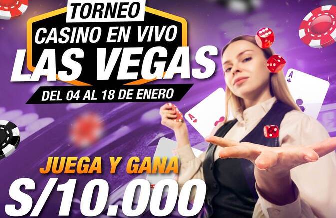 Torneo de casino en vivo Las Vegas de Doradobet