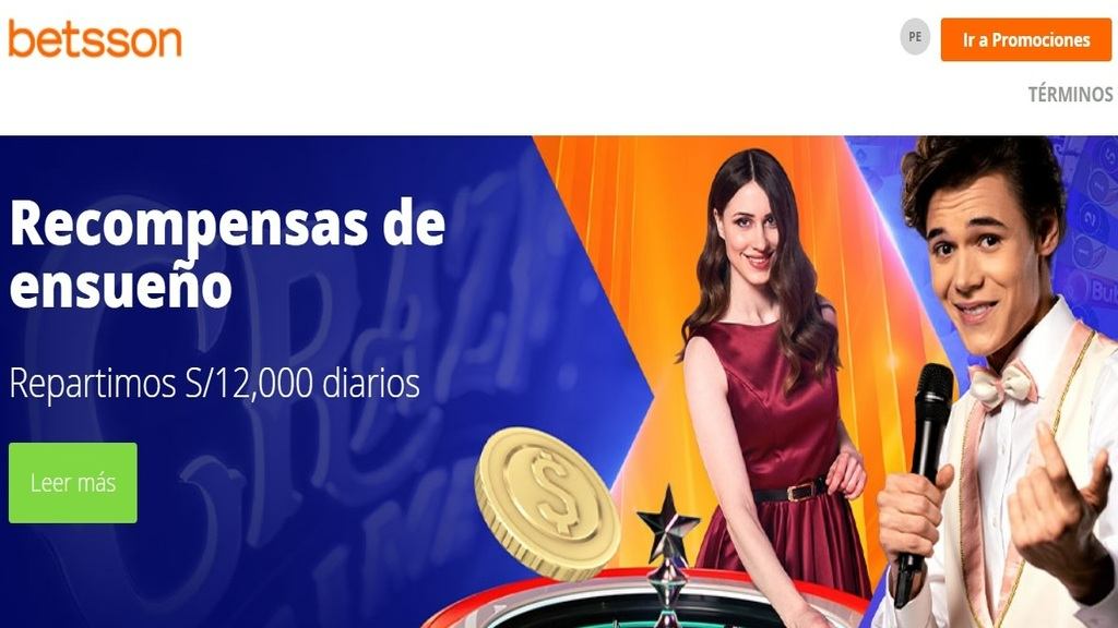 Promo recompensas de ensueño en el casino de Betsson Perú
