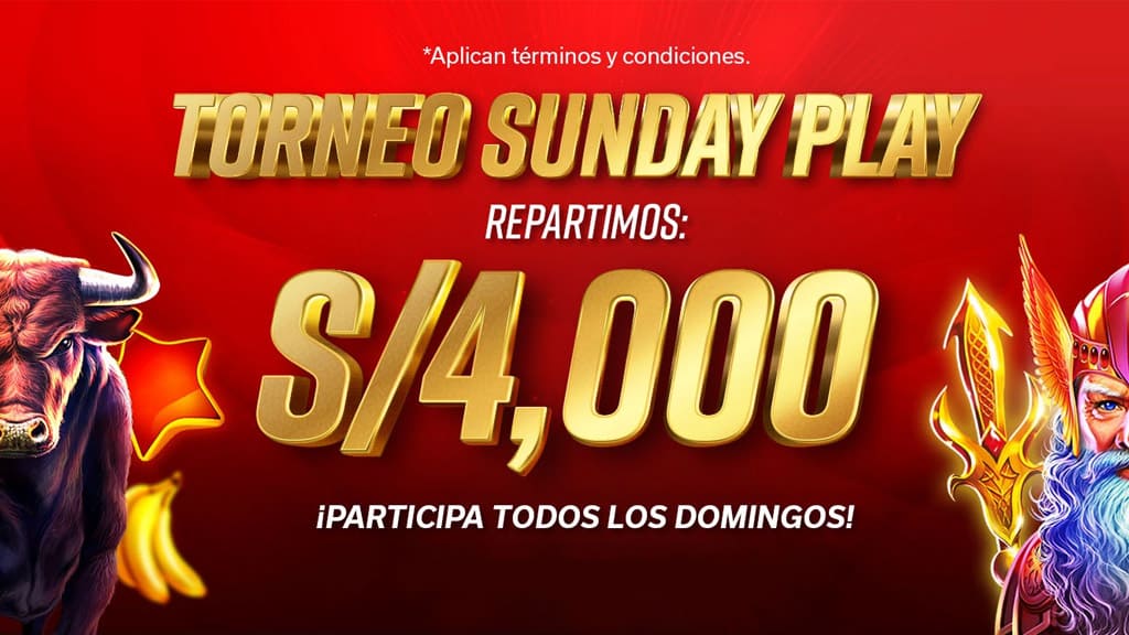 Torneo de 4 mil soles Sunday Play de Solbet Perú