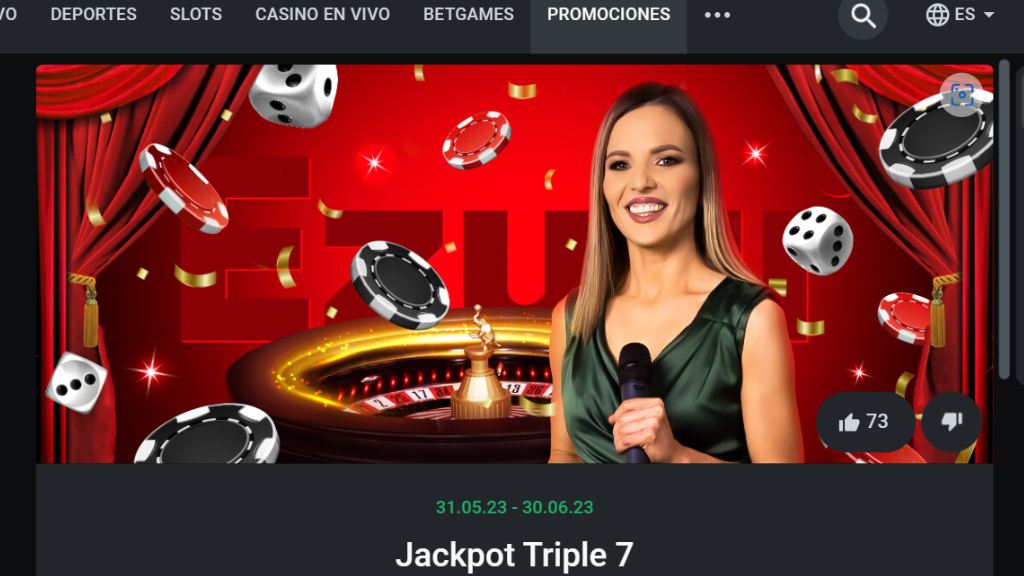 Jackpot triple 7 Slots de Leonbet Casino