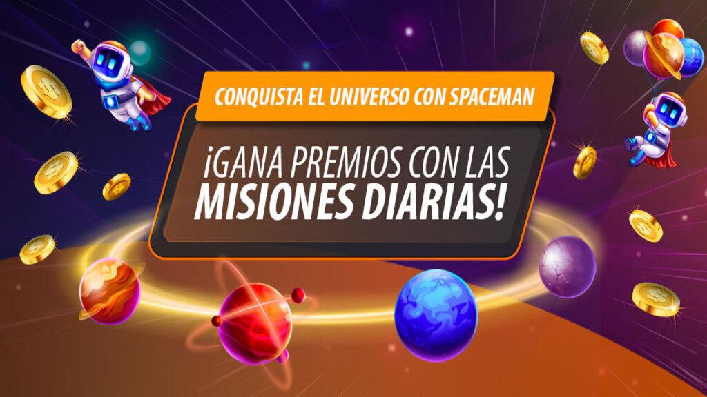Premios diarios conquista el universo con Spaceman Inkabet