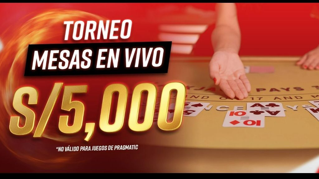 Torneo en las mesas de casino en vivo de Solbet Perú