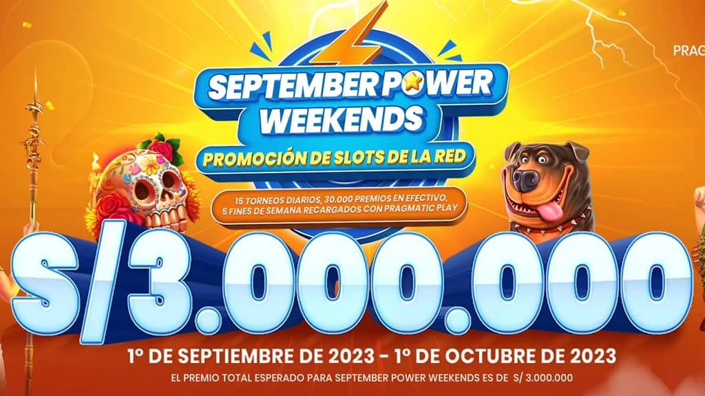 Promo September Power Weekends con las slots de Solbet