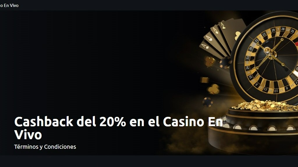 Cashback del 20% en el casino en vivo de Betano Enero 2024